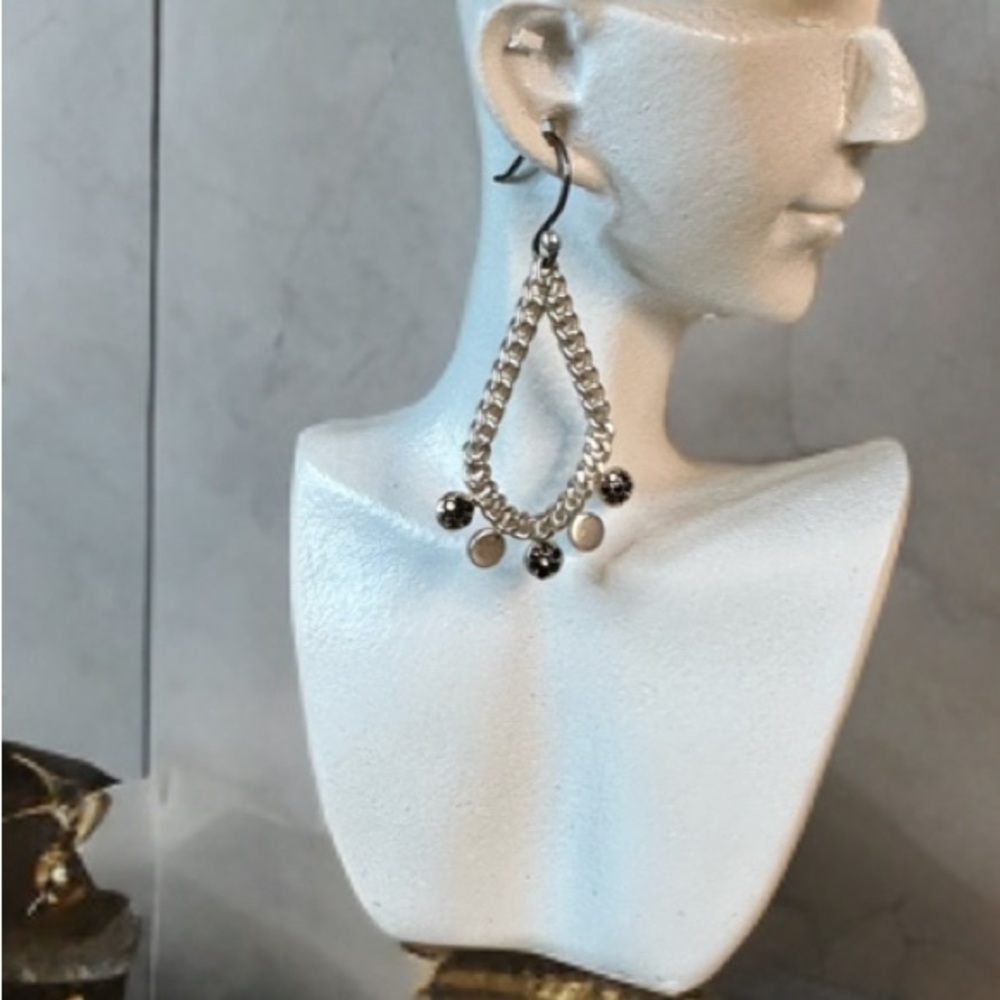 Lucky Brand Marcasite Dangle Earrings